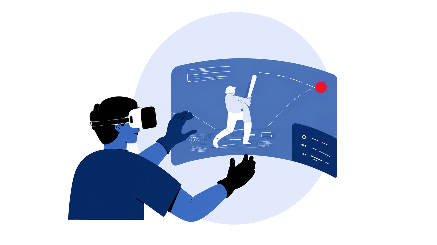 Immersive training simulators and VR